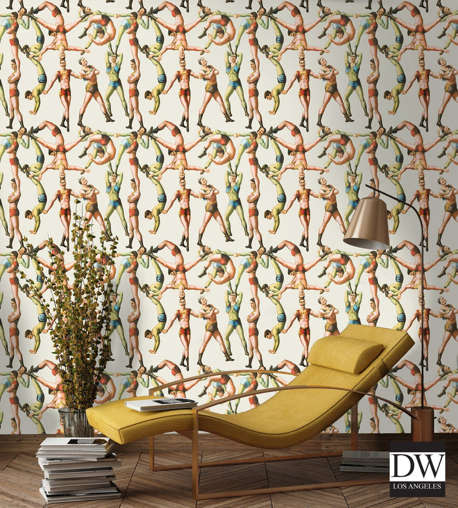 The Acrobats - Designer Wallcoverings and Fabrics