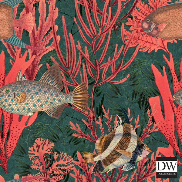 The Undersea - White Wallcovering | Mind the Gap