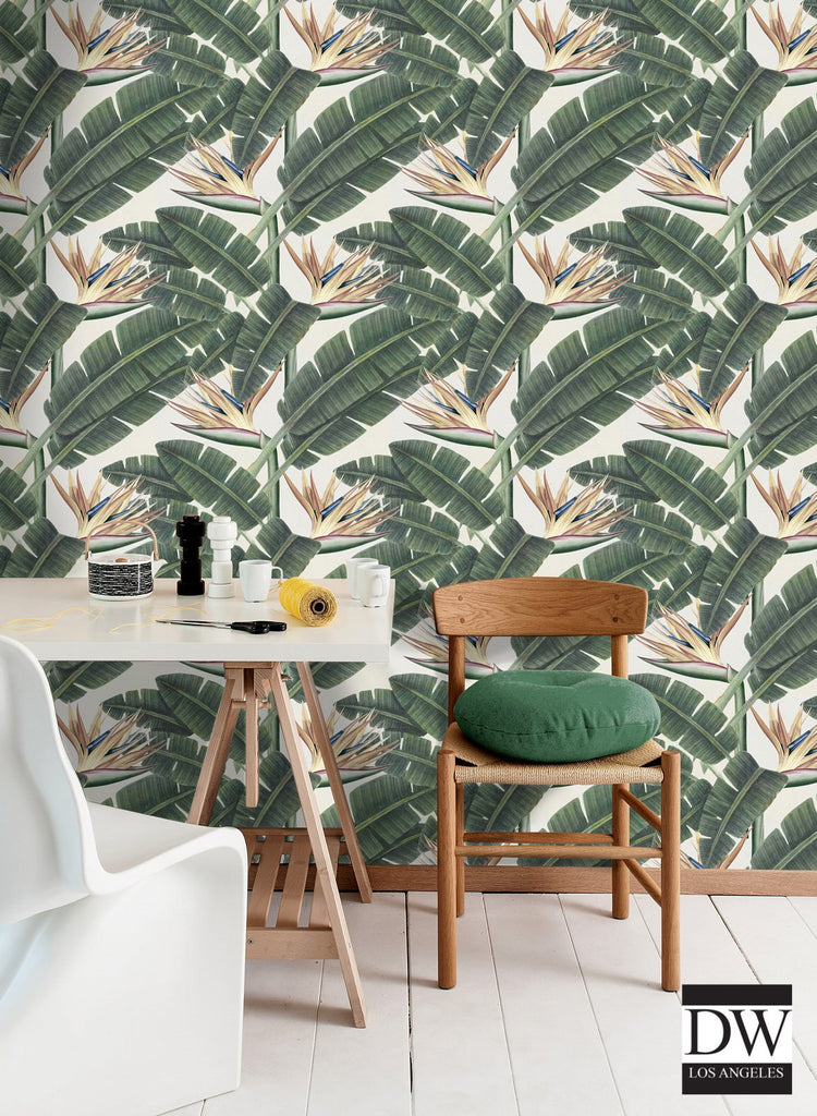 TROPICAL BIRDS - Designer Wallcoverings and Fabrics