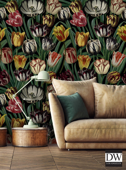 Tulipa - Beige Wallcovering | Mind the Gap