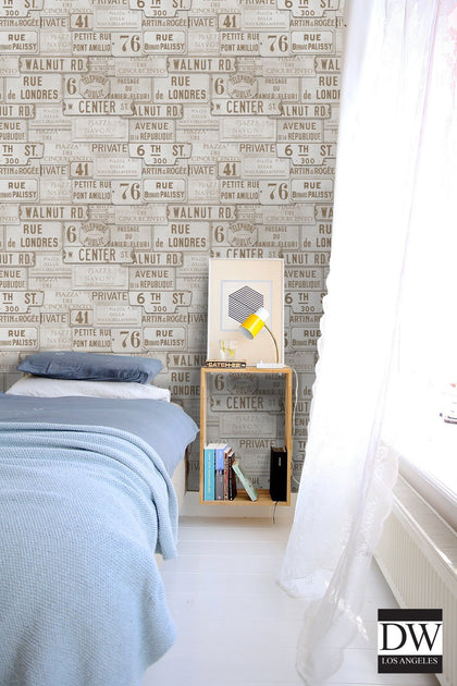 Vintage Signs Taupe