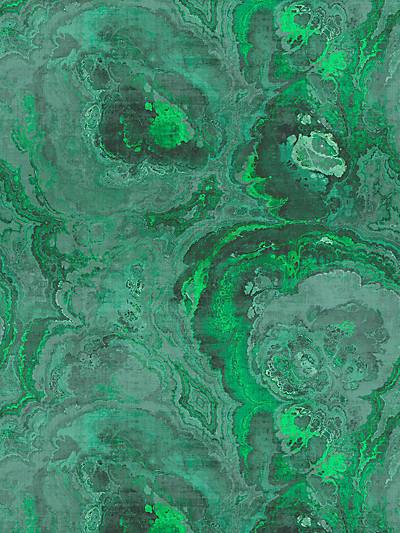 AGATE - MALACHITE - Nicolette Mayer Fabrics - N4AG10-029 at Designer Wallcoverings and Fabrics, Your online resource since 2007