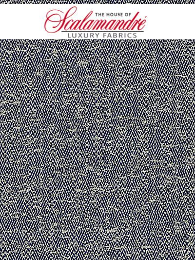 LA CALETA - ULTRAMARINE - FABRIC - NKCALE-140 at Designer Wallcoverings and Fabrics, Your online resource since 2007