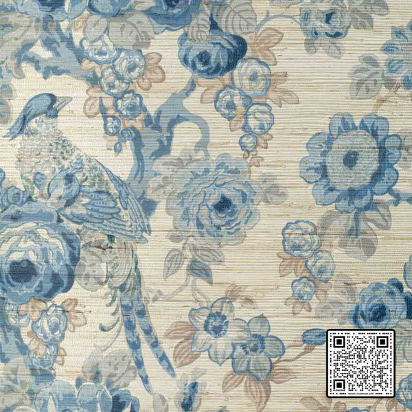  AVONDALE PAPER HEMP - 50%;NON WOVEN - 30%;COTTON - 10%;BINDER - 9%;OTHER - 1% BLUE BLUE  WALLCOVERING available exclusively at Designer Wallcoverings