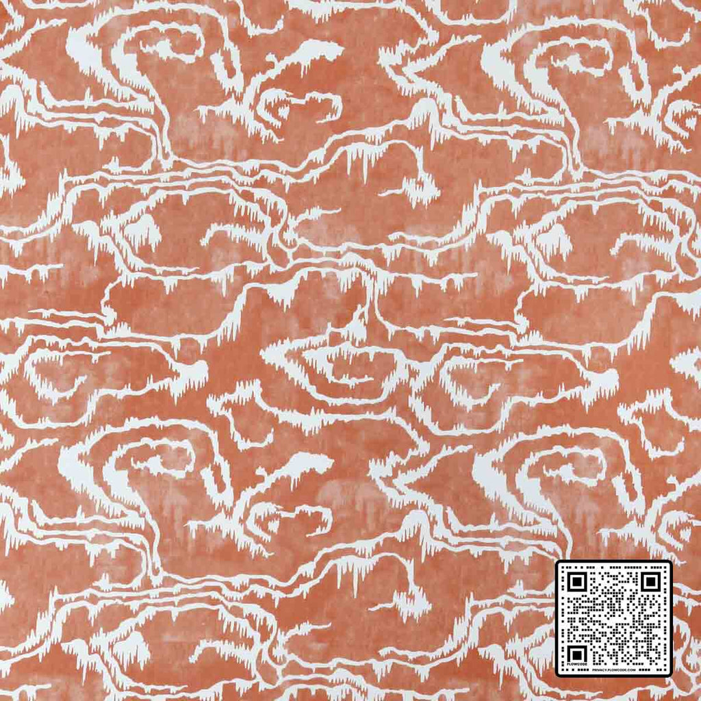  RIVIERE WP NON WOVEN ORANGE ORANGE  WALLCOVERING available exclusively at Designer Wallcoverings