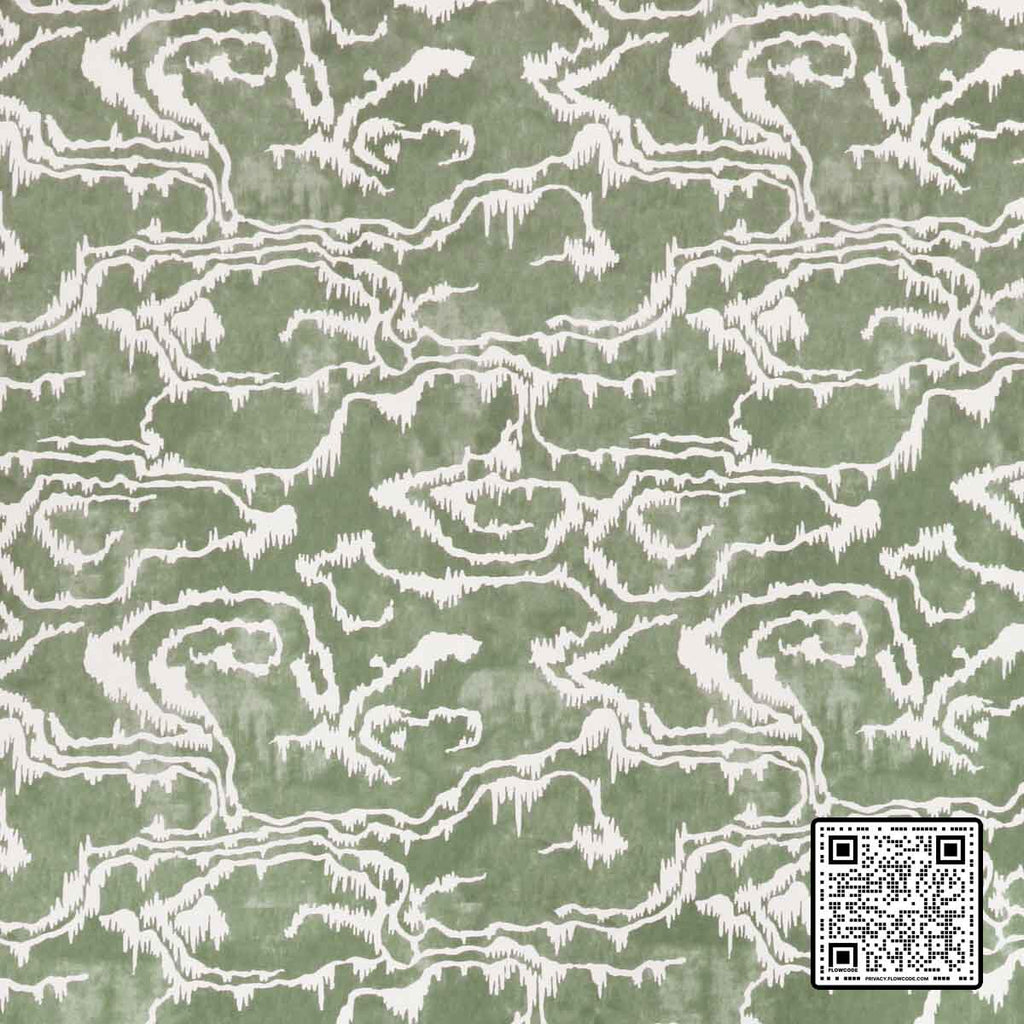  RIVIERE WP NON WOVEN IVORY GREEN  WALLCOVERING available exclusively at Designer Wallcoverings