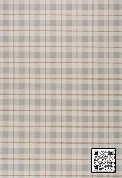  BRUNSCHWIG PLAID PAPER GREY GREY BEIGE WALLCOVERING available exclusively at Designer Wallcoverings