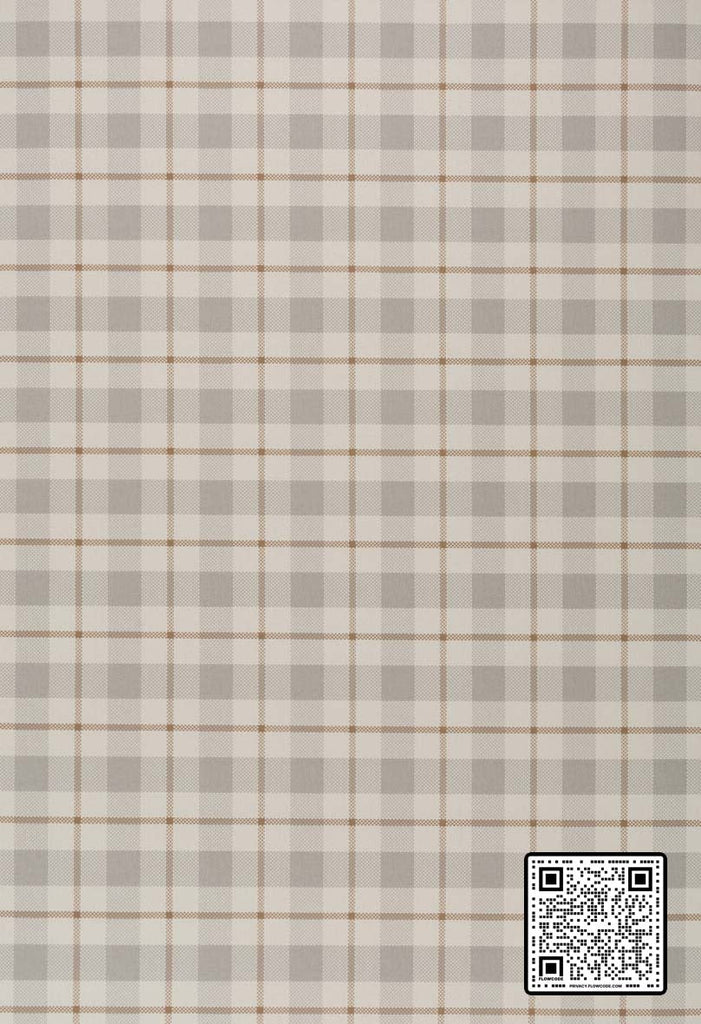  BRUNSCHWIG PLAID PAPER GREY GREY BEIGE WALLCOVERING available exclusively at Designer Wallcoverings