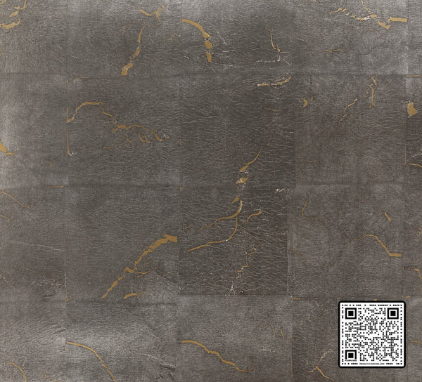  ETSU SILVER LEAF SILVER GOLD METALLIC WALLCOVERING available exclusively at Designer Wallcoverings