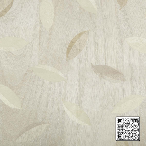  AKI PAULOWNIA WOOD BEIGE IVORY METALLIC WALLCOVERING available exclusively at Designer Wallcoverings