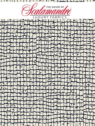 TROYA BEACH - NAVY - FABRIC - POTROY-004 at Designer Wallcoverings and Fabrics, Your online resource since 2007
