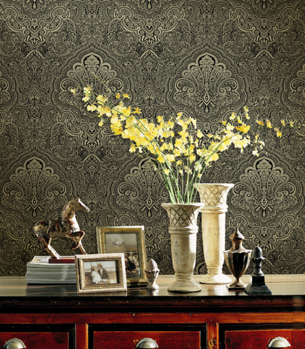 Madame Belle's Lace Flocked Velvet