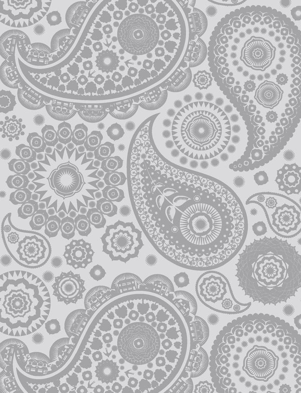 Paisley Crescent Mid Century Wallcovering