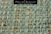 Heavy Madagascar Tropical Teal by Phillipe Romano Naturals Raffia Wallpaper - Milano Madagascar Collection