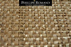 Heavy Madagascar Metallic Gold by Phillipe Romano Naturals Raffia Wallpaper - Milano Madagascar Collection
