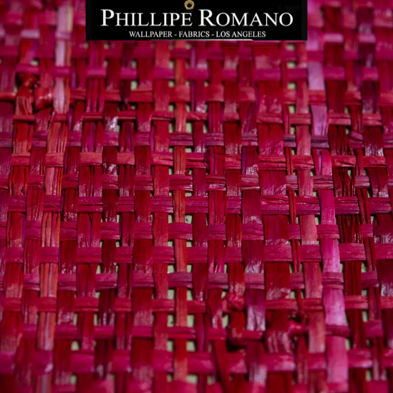 Heavy Madagascar Cabana Red Wallpaper | Phillipe Romano