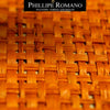 Heavy Madagascar Oscar Orange by Phillipe Romano Naturals Raffia Wallpaper - Milano Madagascar Collection