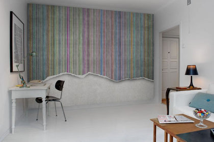 Worn Wall Multi Stripe | Rebel Walls