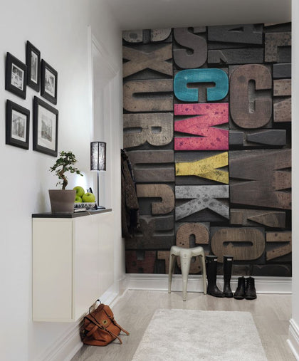 Woodcut Cmyk | Rebel Walls