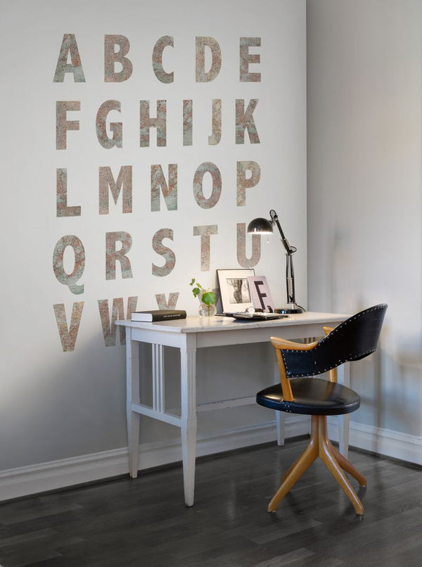 Map Alphabet | Rebel Walls