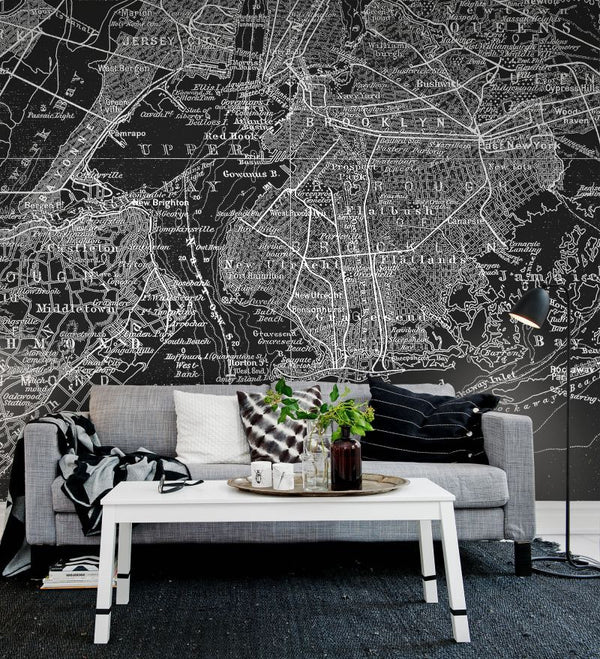 Map of Ny | Rebel Walls