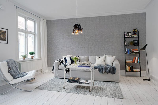 Plain Concrete, light grey | Rebel Walls