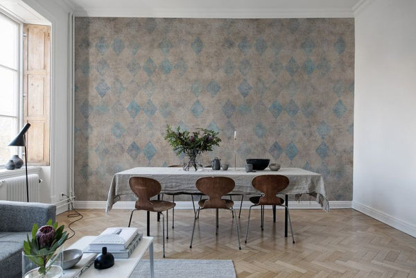 Patinated Diamonds | Rebel Walls