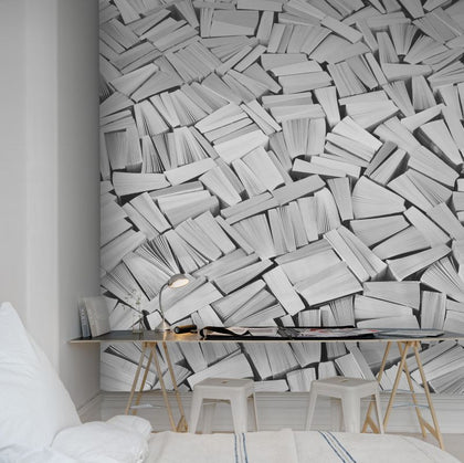 Books, white | Rebel Walls