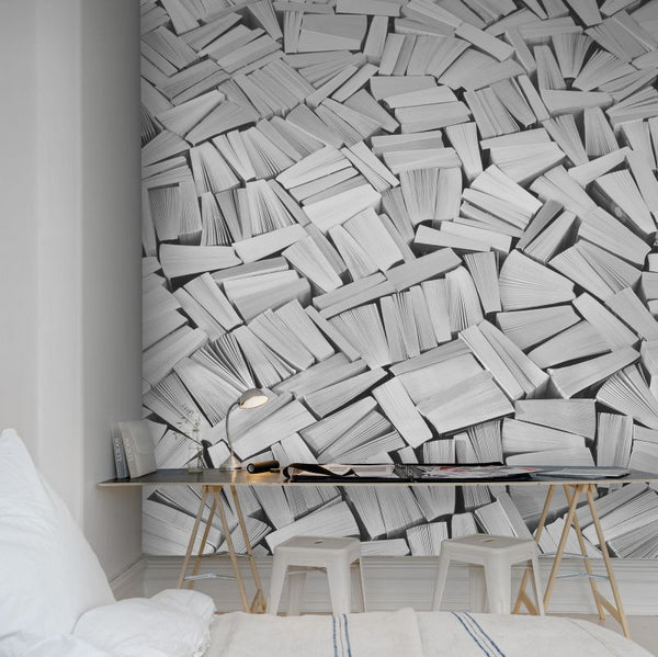 Books, white | Rebel Walls