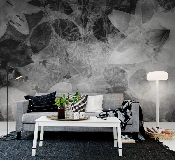 Garden of Dreams, black & white | Rebel Walls