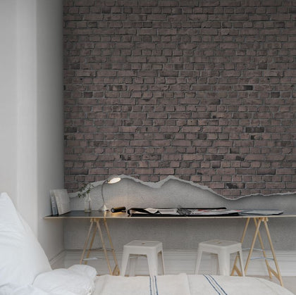 Well-worn Brick Wall, old style | Rebel Walls
