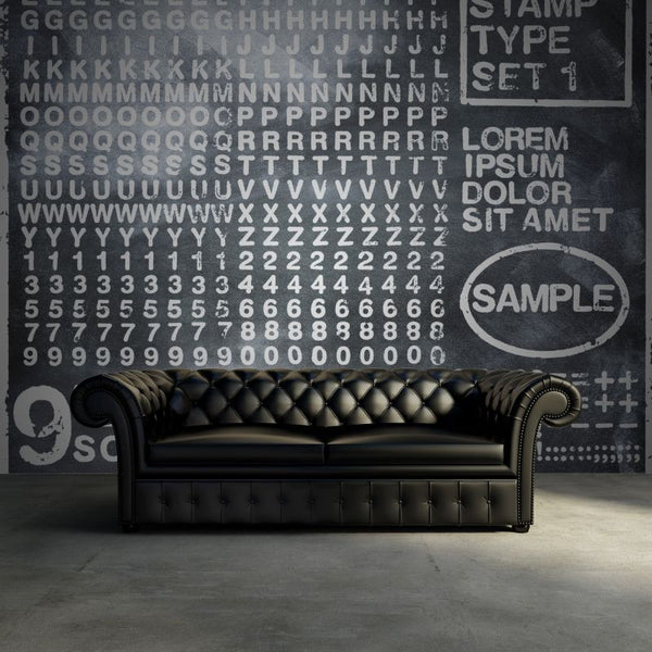Rubber Stamp, black | Rebel Walls