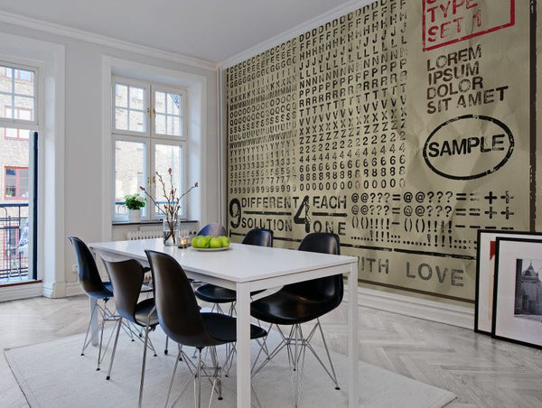 Rubber Stamp, wide | Rebel Walls