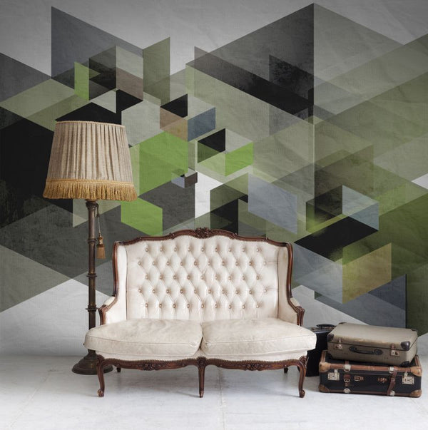 Fractal, green | Rebel Walls