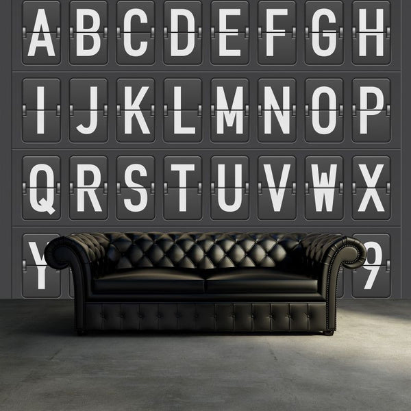 Departure Alphabet | Rebel Walls