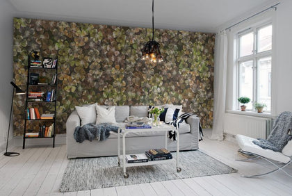 Big Bloom, amber | Rebel Walls