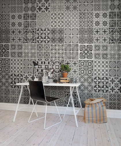 Marrakech, black | Rebel Walls