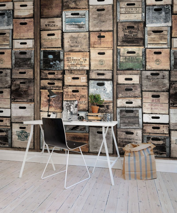 Industriel Urban Farm L.A., vintage | Rebel Walls