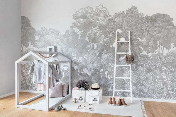 Bellewood, Grey Toile 400cm x 280cm | Rebel Walls