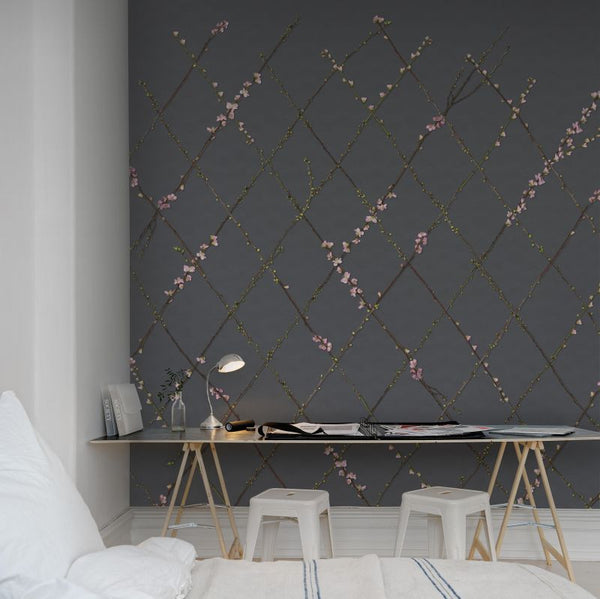 Winding Spring - Black | Rebel Walls