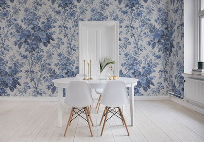 Porcelain, Blue | Rebel Walls