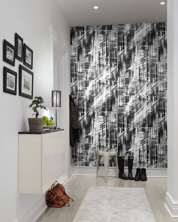 Neon City, black | Rebel Walls