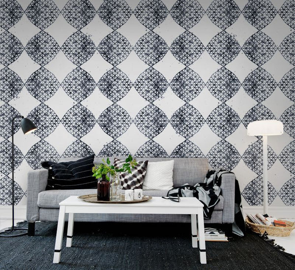 Neum - Light Gray Wallcovering | Rebel Walls
