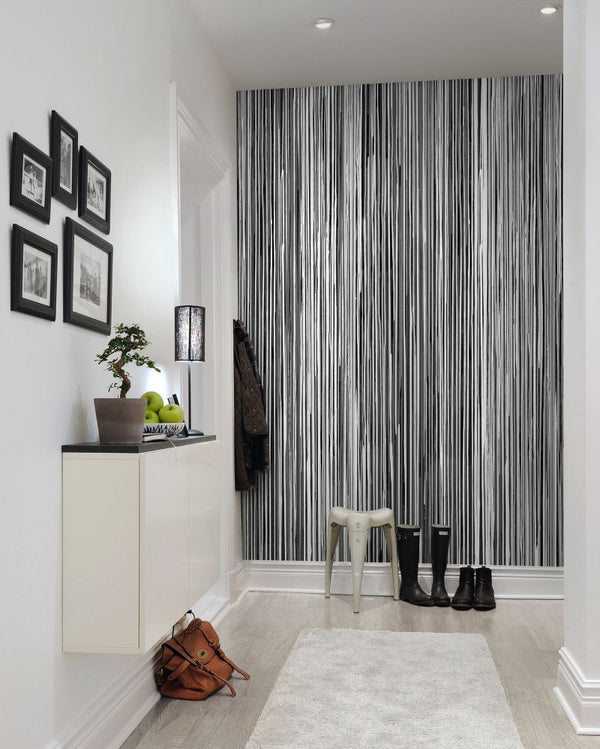 Colour Stream, black | Rebel Walls
