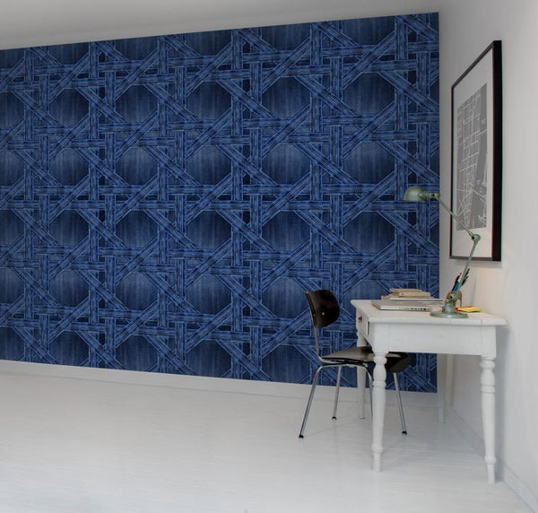 Denim Trellis | Rebel Walls