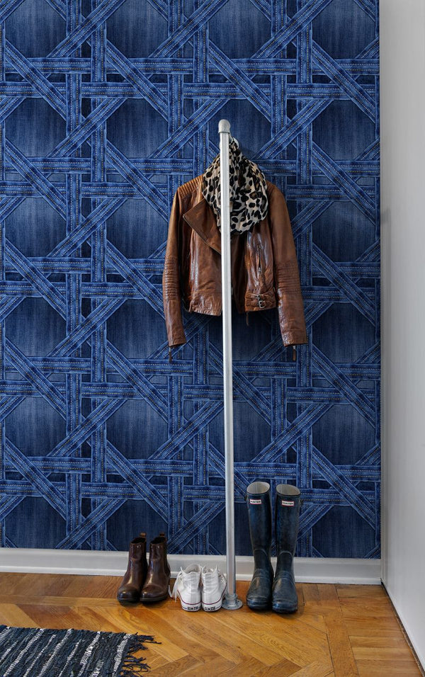 Denim Trellis | Rebel Walls