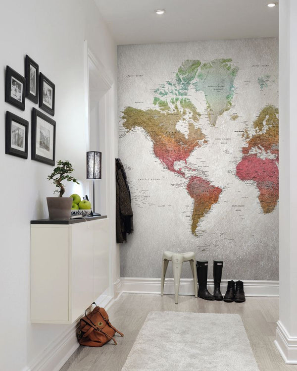 School Atlas, Rainbow | Rebel Walls
