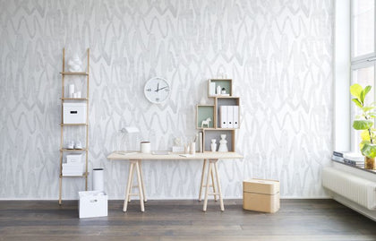 Pulse of Passion, white | Rebel Walls