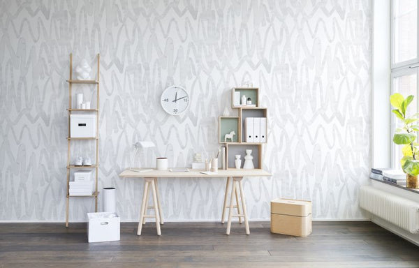 Pulse of Passion, white | Rebel Walls