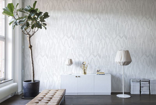 Pulse of Passion, White | Rebel Walls